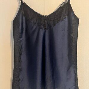 NWT Club Monaco Catalenah Cami Chemise - Navy Blue | sz XS